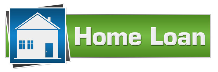 Home Loan Green Blue Horizontal 