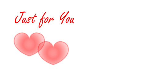 Liebe Herz - Just for you - Nur f&uuml;r Dich