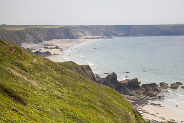 Typische Küstenlandschaft in Wales