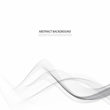Elegant high-tech swoosh wave stream background. abstract smooth gray modern Graphic soft card template.