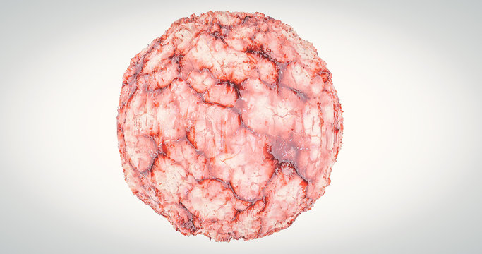 Cancer Cell Oncology concept cancer tumor cyst carcinoma lymphoma colon cancer brest cancers  3d rendering 