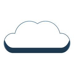 cloud computing symbol vector illustration graphic design