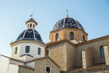 Fototapeta na wymiar Parroquia De Nuestra Señora Del Consuelo in Altea, Spain