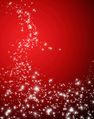 Red abstract Christmas background