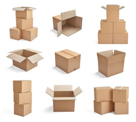 box package delivery cardboard carton