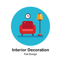 Interior Decoration Flat Icon