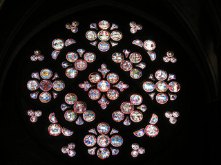 Lausanne, Notre Dame Kirchenfenster