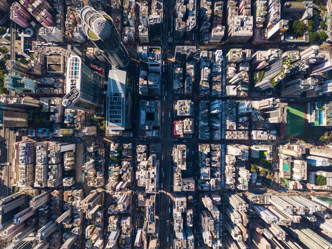  Top View Of Hong Kong Building