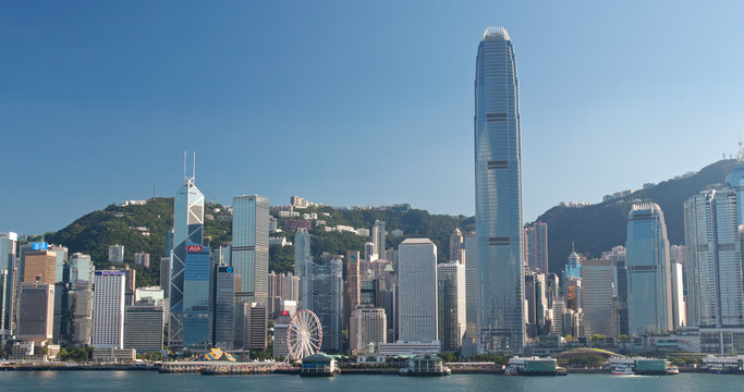 Hong Kong city urban