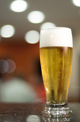 Chopp no balcão