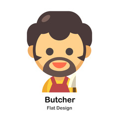 Butcher Flat Illustration