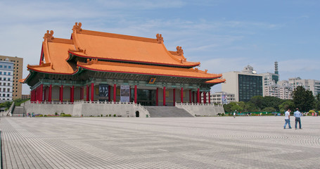 Fototapeta na wymiar Memorial Hall Square, with National Theater