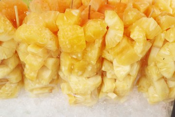 pineapple on street food