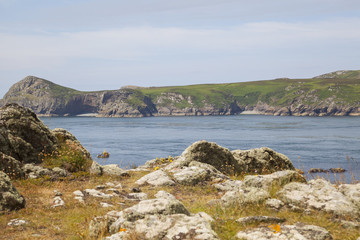 Typische Küstenlandschaft in Wales