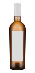 dark glass bottle for white wine