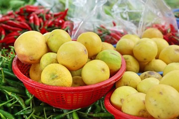 Lemon at street food