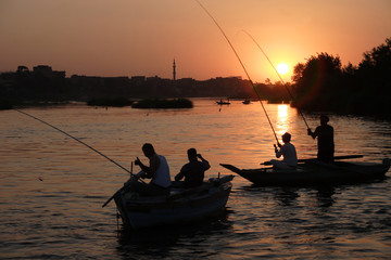 Sunset on the Nile