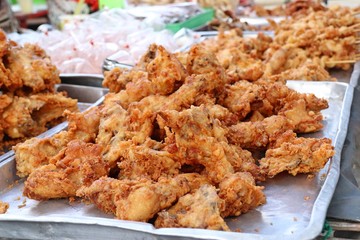 Fried chicken at street food