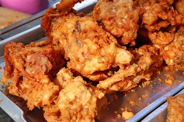 Fried chicken at street food