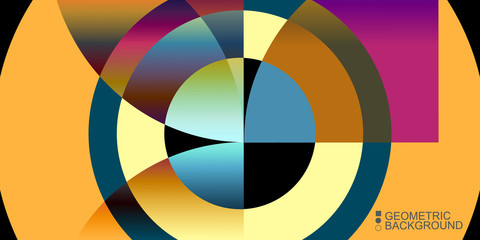 Geometric colorful abstract background