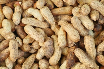 Boiled peanuts at street food