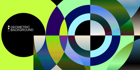 Geometric colorful abstract background