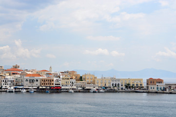 Fototapeta na wymiar Siros bay - Greece