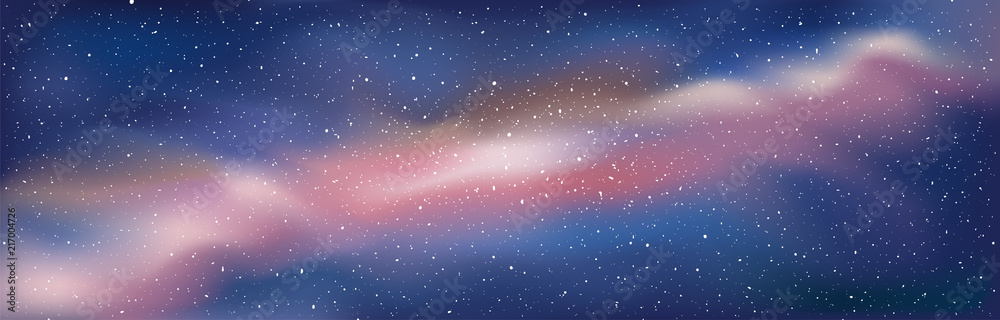 Wall mural deep universe background