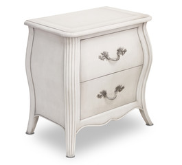 White vintage chest of drawers