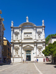 The Church of San Rocco in Venice, Italy