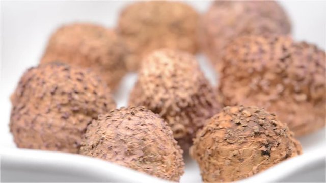 Chinese herb medicine of Amomi Fructus or Villous Amomum Fruit rotating close up