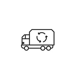 Ecology Delivery Vector İcon, Eps10