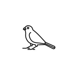 Bird Vector İcon, Eps10