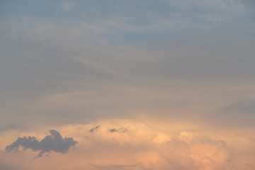 Himmel Wolken Sonnenlicht