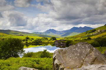 Fototapeta premium Blick auf Mount Snowdon im Snowdonia Nationalpark