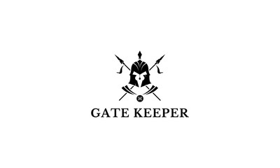 Gate Keeper vector logo image