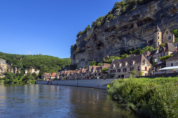 Fototapeta na wymiar Village of La Roque-Gageac - Dordogne - France