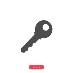 Key, lock, security Vector İcon, Eps10