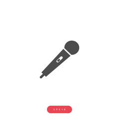 Microphone Vector İcon, Eps10