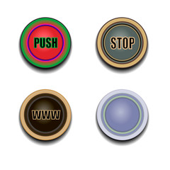 multicolored vector buttons