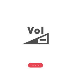 Obraz premium Volume Vector İcon, Eps10