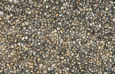 wall small stones for texture