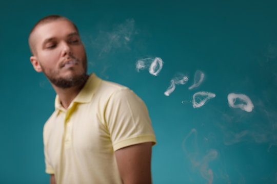 vaping man launches ring of the smoke