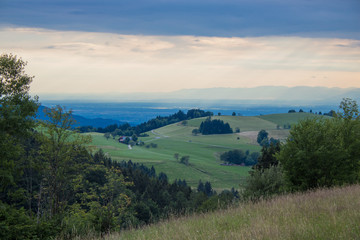 Fototapeta premium Schauinsland bei Freiburg, Schwarzwald