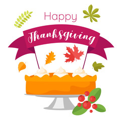 Thanksgiving Day greeting card