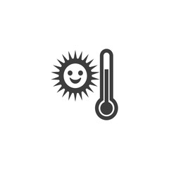 Hot temperature Vector İcon, Eps10