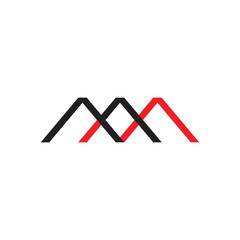 MM logo letter design