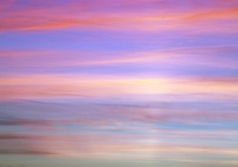 Dramatic colorful sunset sky background, beauty in nature