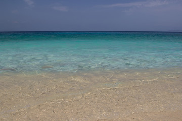 Beautiful beach for a holiday in Albania. Ionian Sea