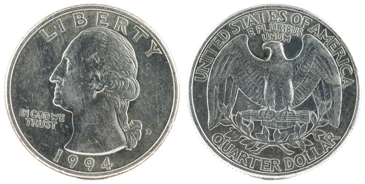 United States Coin. Quarter Dollar 1994 D.